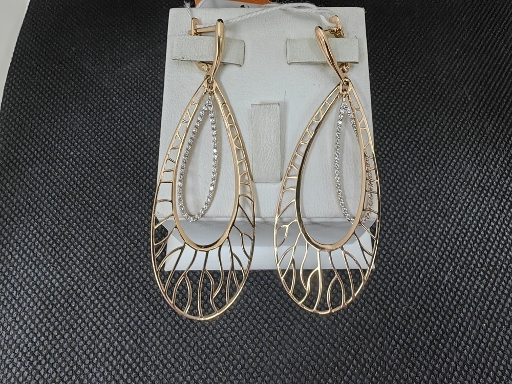 СКМИ585 СЕРЬГИ С КАМНЯМИ (Au 585) СКМИ585 СЕРЬГИ С КАМНЯМИ (Au 585)