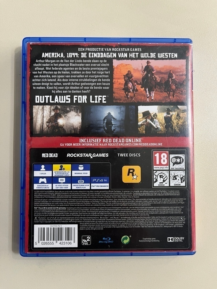 Игра Playstation 4 Red Dead Redemtion 2