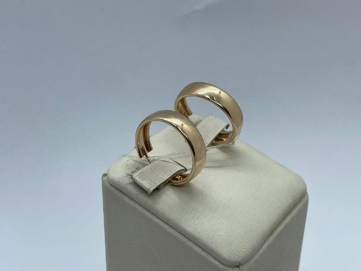 СЕРЬГИ КОНГО без камня (Au 585)
