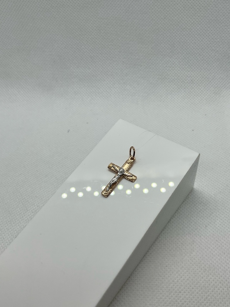 ПОДВЕСКА КРЕСТ без камня (Au 585)
