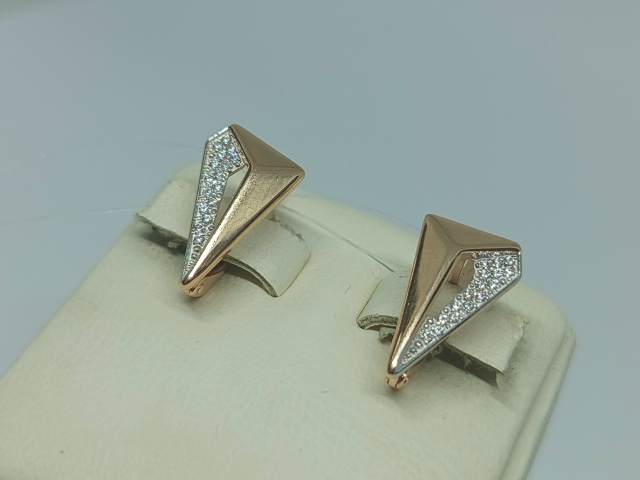 СЕРЬГИ С КАМНЯМИ (Au 585)