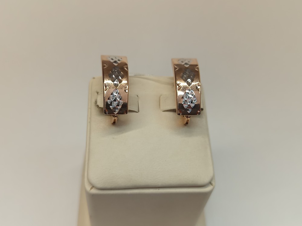 СЕРЬГИ БЕЗ КАМНЯ (Au 585) СЕРЬГИ БЕЗ КАМНЯ (Au 585)