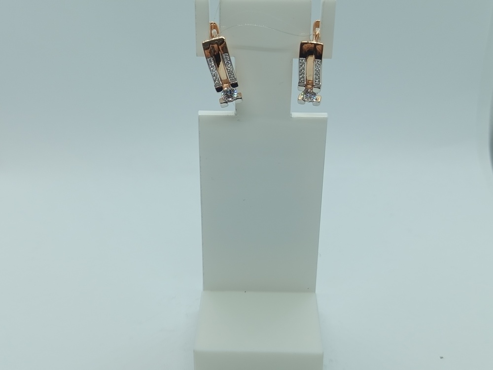 СЕРЬГИ С КАМНЯМИ (Au 585)