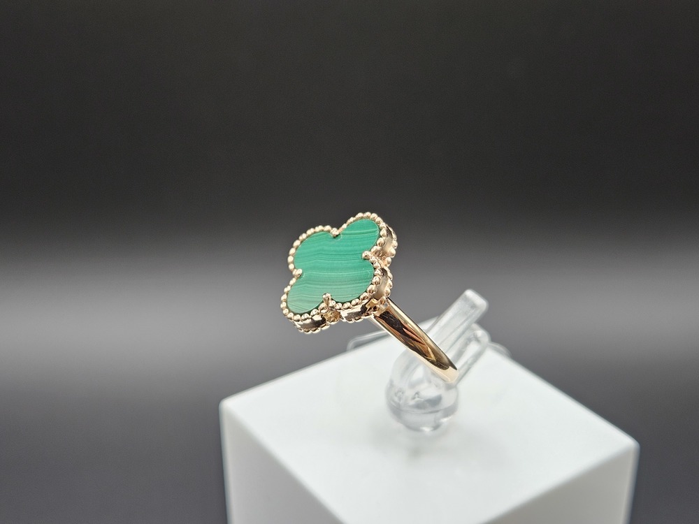 КОЛЬЦО МАЛАХИТ (Au 585)