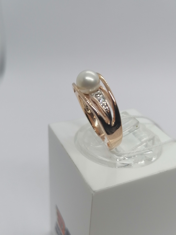 КОЛЬЦО С КАМНЯМИ (Au 585)