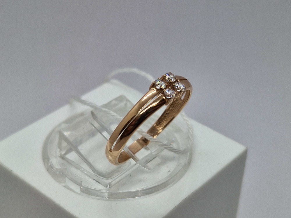 КОЛКМИ585 КОЛЬЦО С КАМНЯМИ (Au 585)