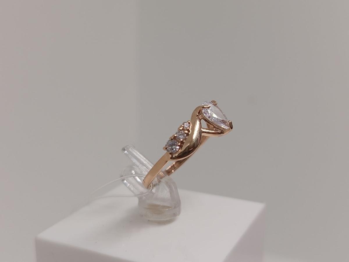 КОЛЬЦО С КАМНЯМИ (Au 585)