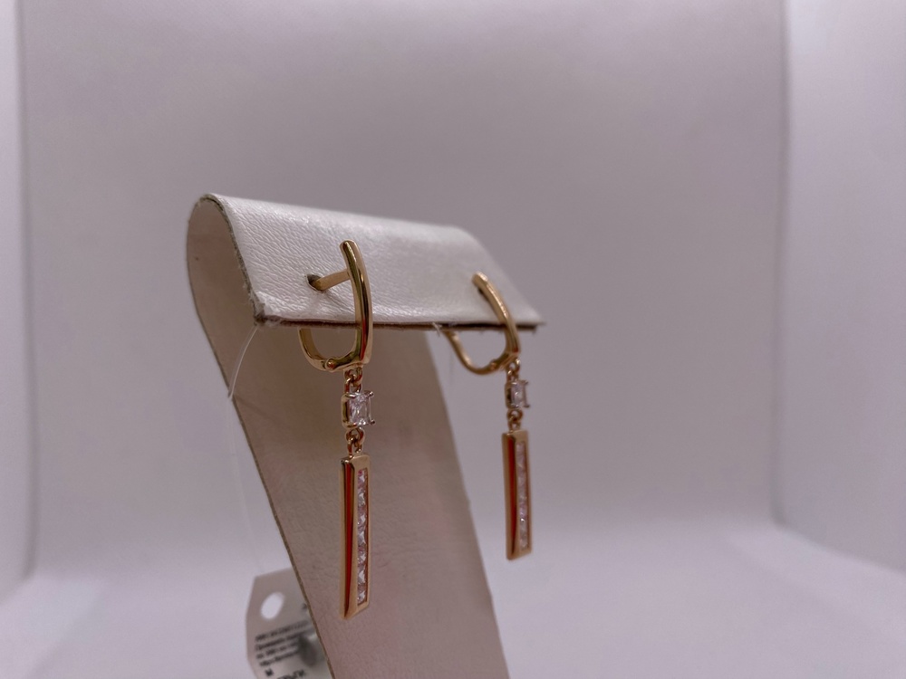 51-121-01568-1 СЕРЬГИ С КАМНЯМИ (Au 585)