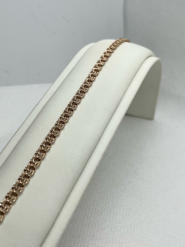 670009025 БРАСЛЕТ ПУСТОТЕЛЫЙ Бисмарк (Au 585)