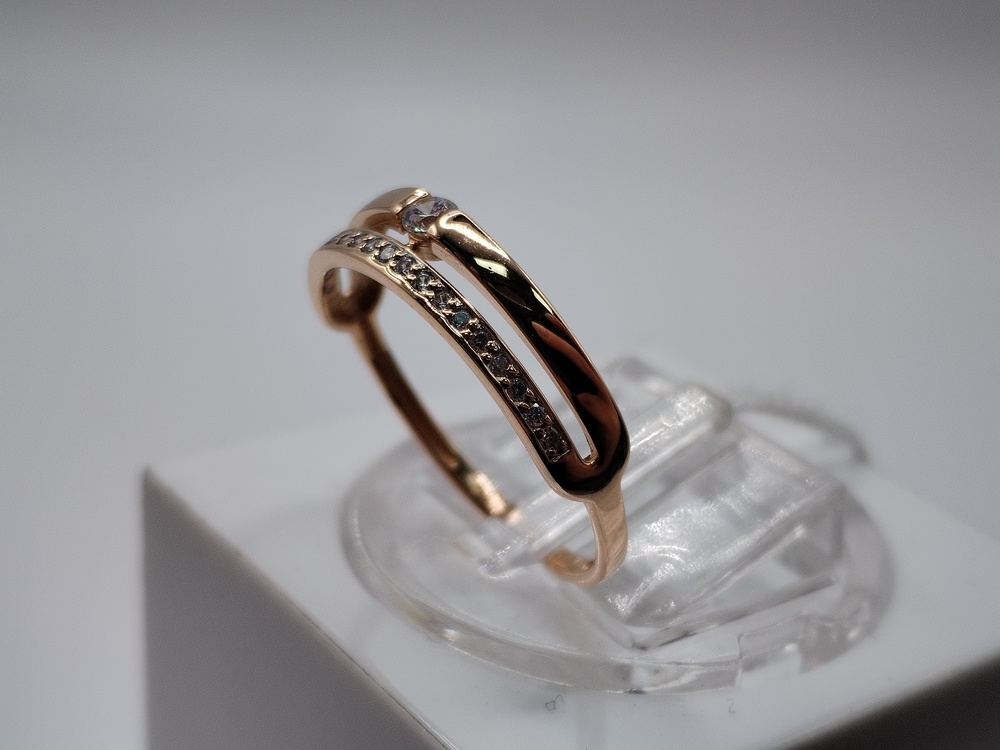 КОЛКМИ585 КОЛЬЦО С КАМНЯМИ (Au 585)