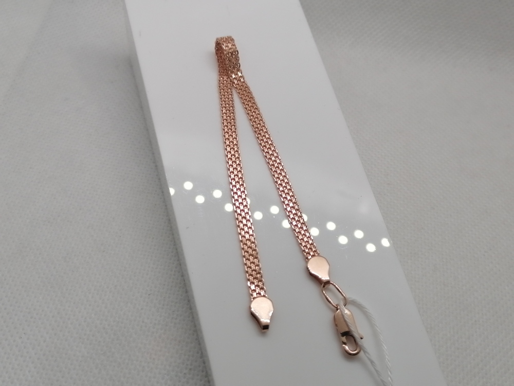 БЛБМ585 БРАСЛЕТ ПОЛНОВЕСНЫЙ Бисмарк машинный (Au 585)