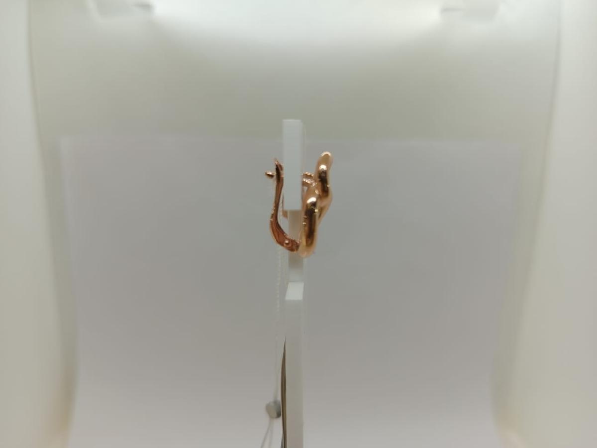 СЕРЬГИ БЕЗ КАМНЯ (Au 585)