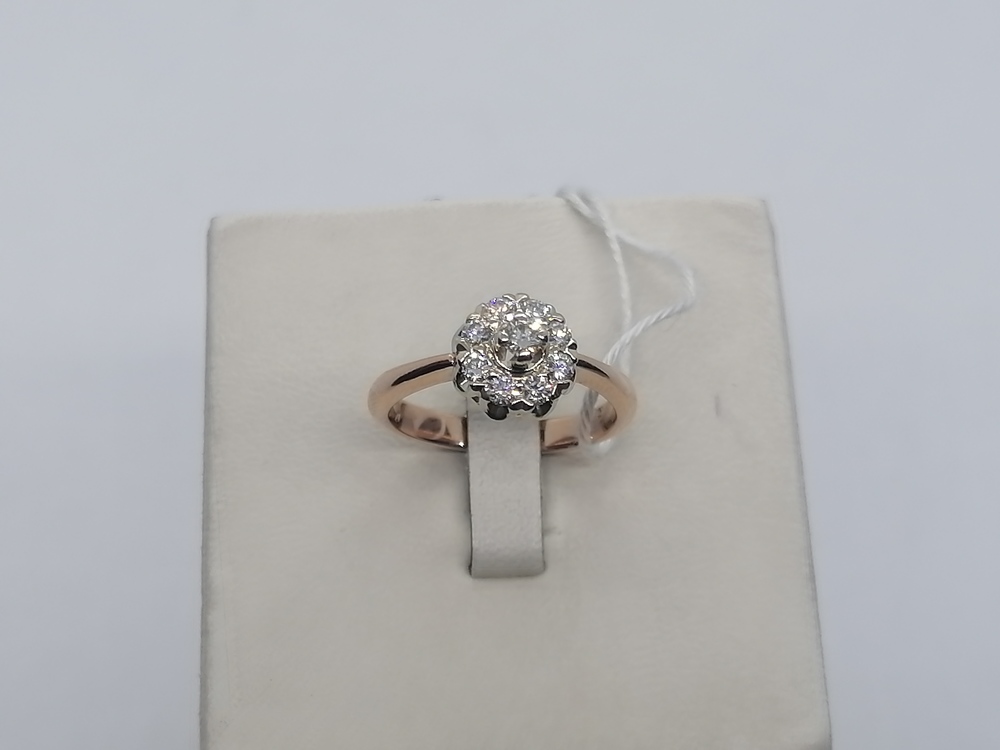 КОЛЬЦО БРИЛЛИАНТ Au 585