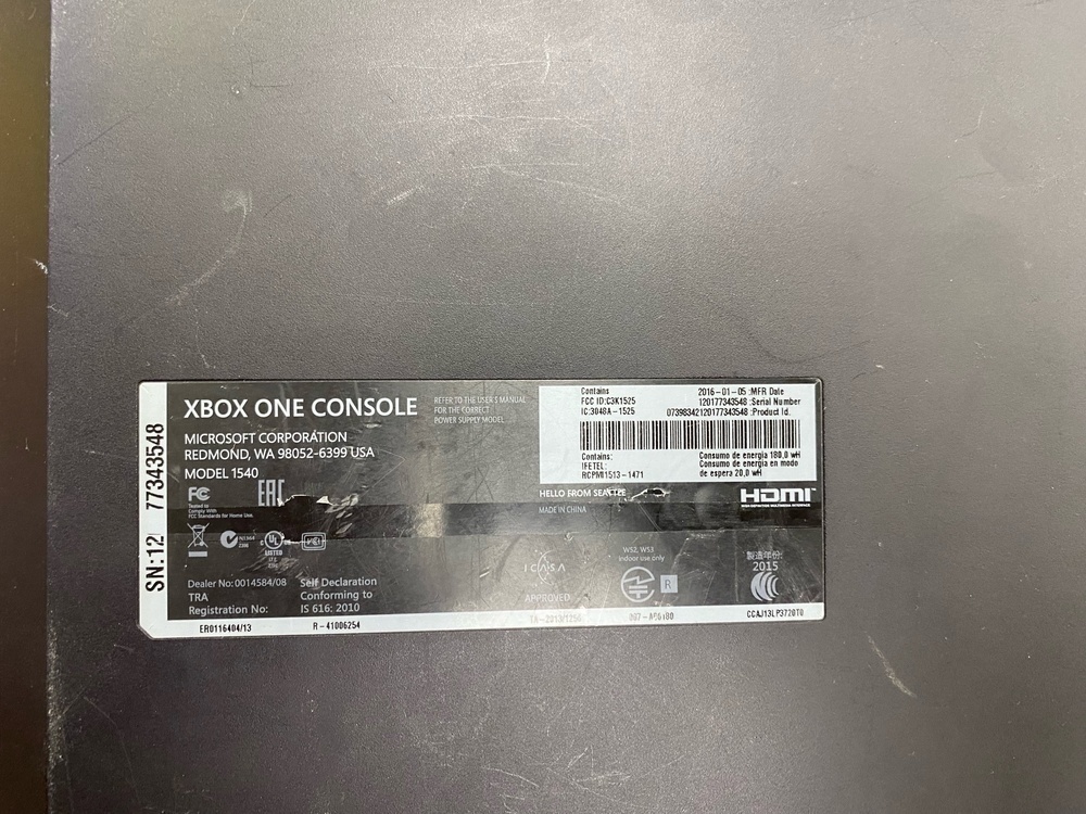 Игровая приставка Xbox One 500Gb