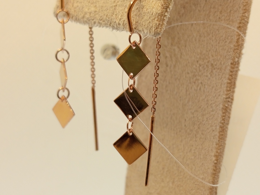 СЕРЬГИ ПРОДЕВКИ (Au 585)