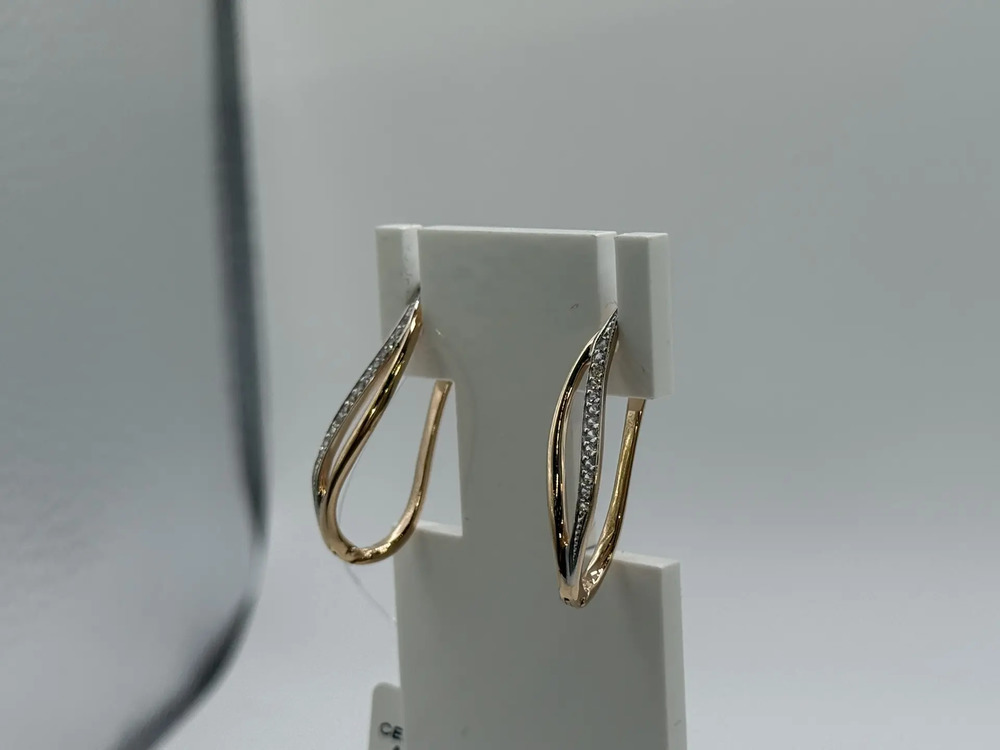 СЕРЬГИ С КАМНЯМИ (Au 585)