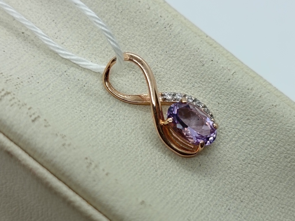 ПОДКМИ375 ПОДВЕСКА С КАМНЯМИ (Au 375)