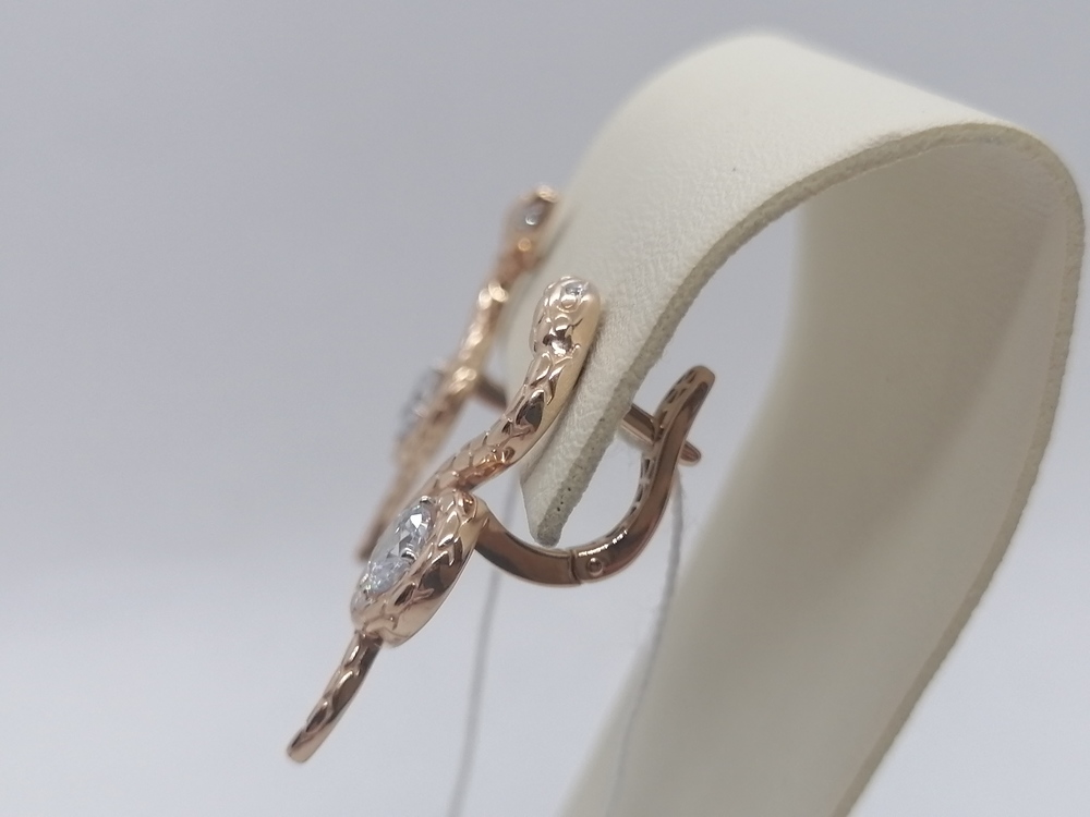 СЕРЬГИ С КАМНЯМИ (Au 585)