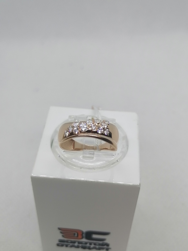 КОЛКМИ585 КОЛЬЦО С КАМНЯМИ (Au 585)