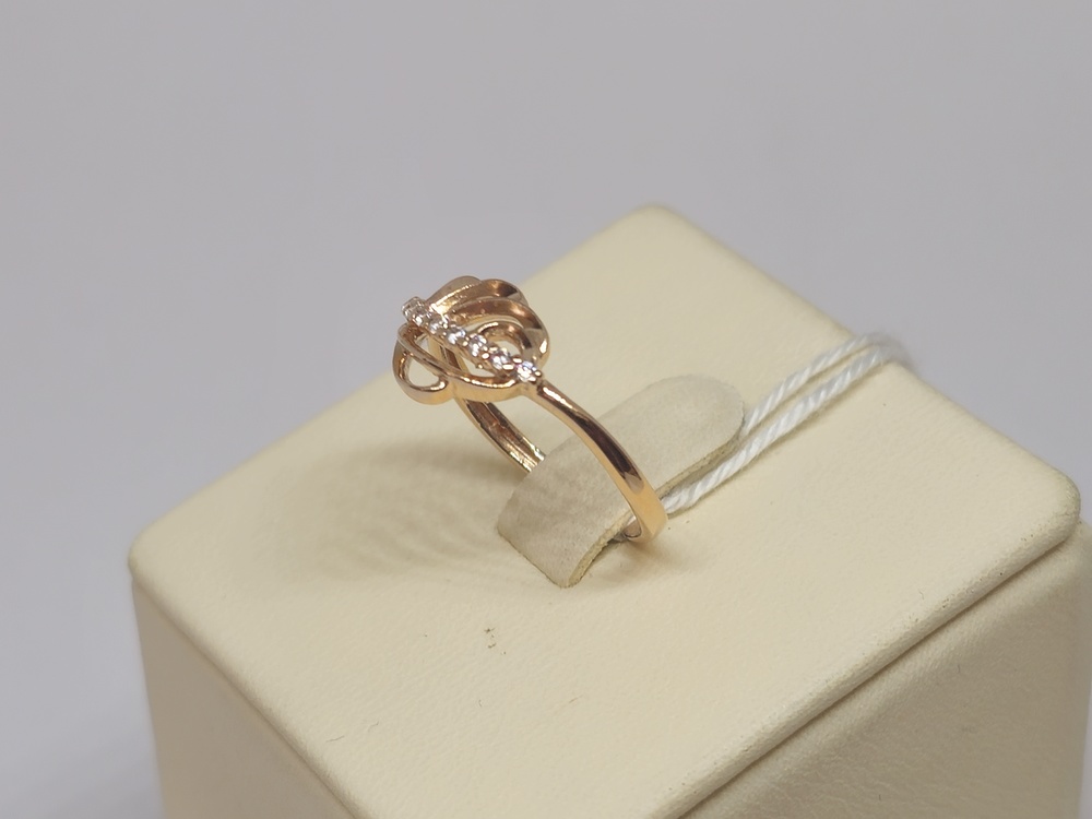 КОЛКМИ585 КОЛЬЦО С КАМНЯМИ (Au 585)