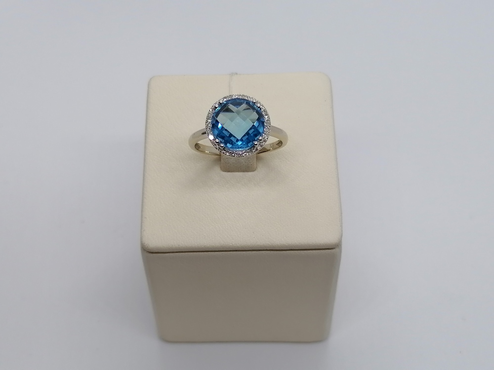 КОЛКМИ585 КОЛЬЦО С КАМНЯМИ (Au 585)