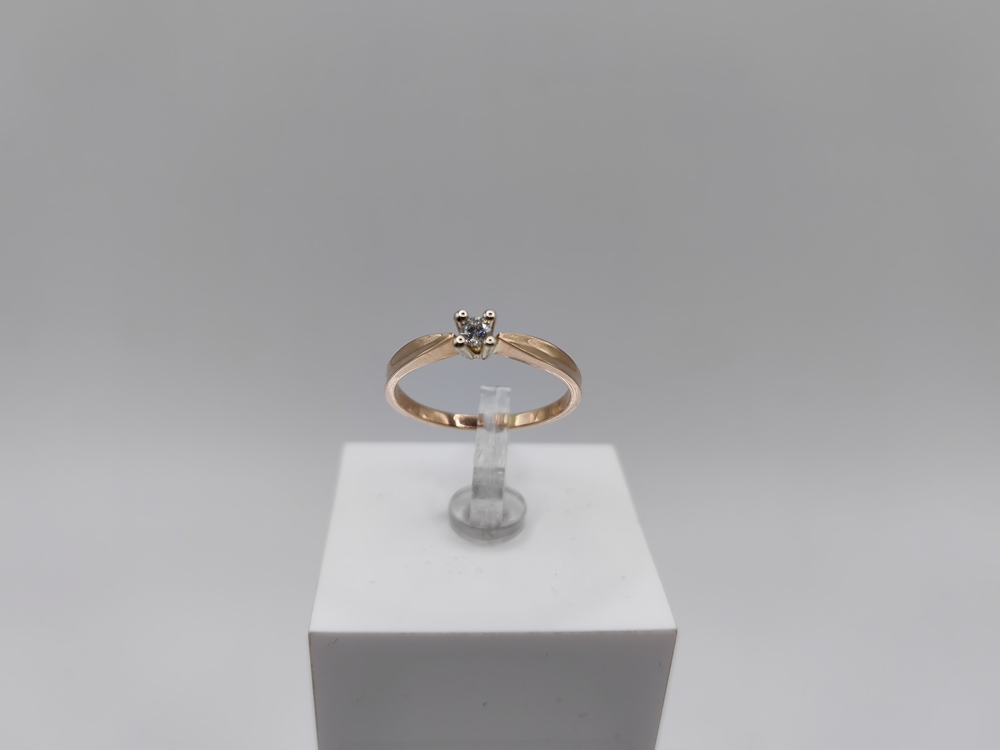 КОЛЬЦО БРИЛЛИАНТ Au 585