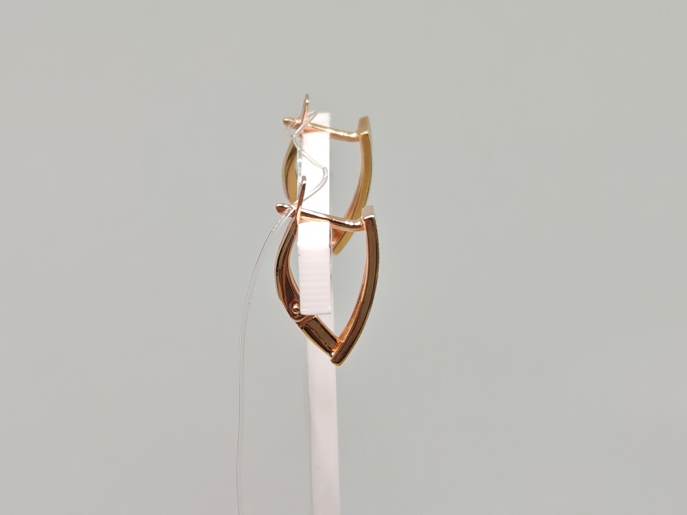 СЕРЬГИ БЕЗ КАМНЯ (Au 585)