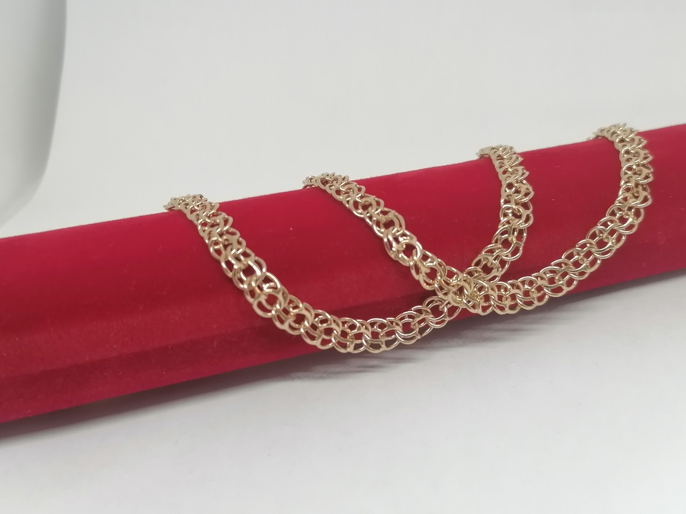 ЦЛБС585 ЦЕПЬ ПОЛНОВЕСНАЯ Бисмарк (Au 585)