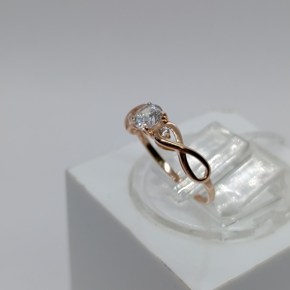 КОЛЬЦО С КАМНЯМИ (Au 585)