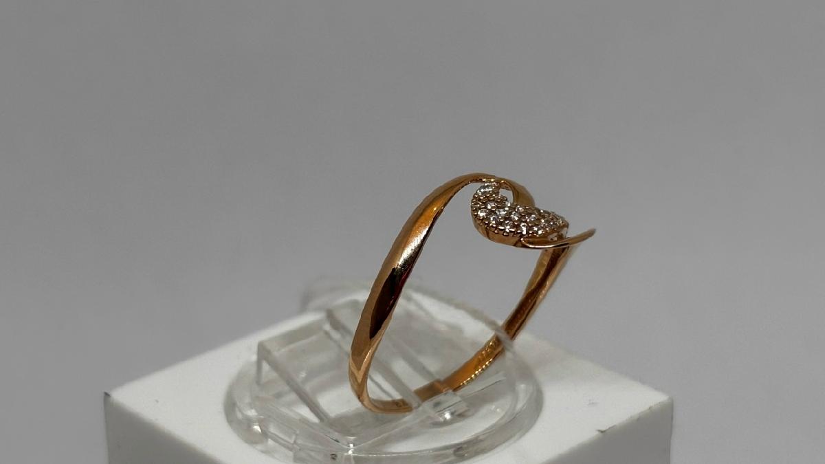 КОЛКМИ585 КОЛЬЦО С КАМНЯМИ (Au 585)