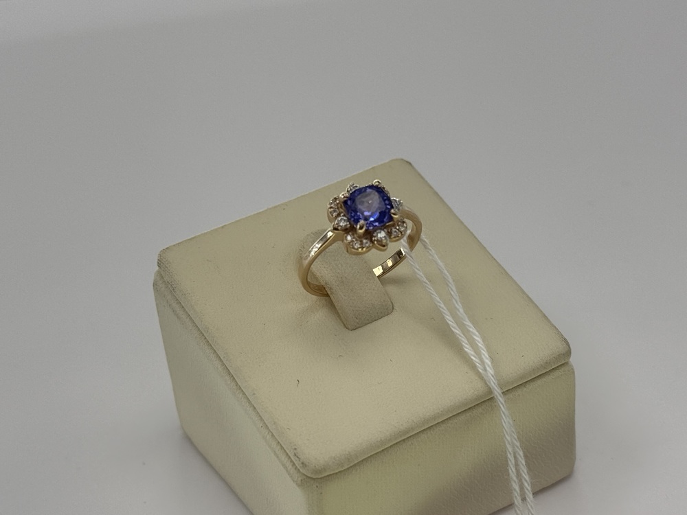 КОЛКМИ585 КОЛЬЦО С КАМНЯМИ (Au 585)