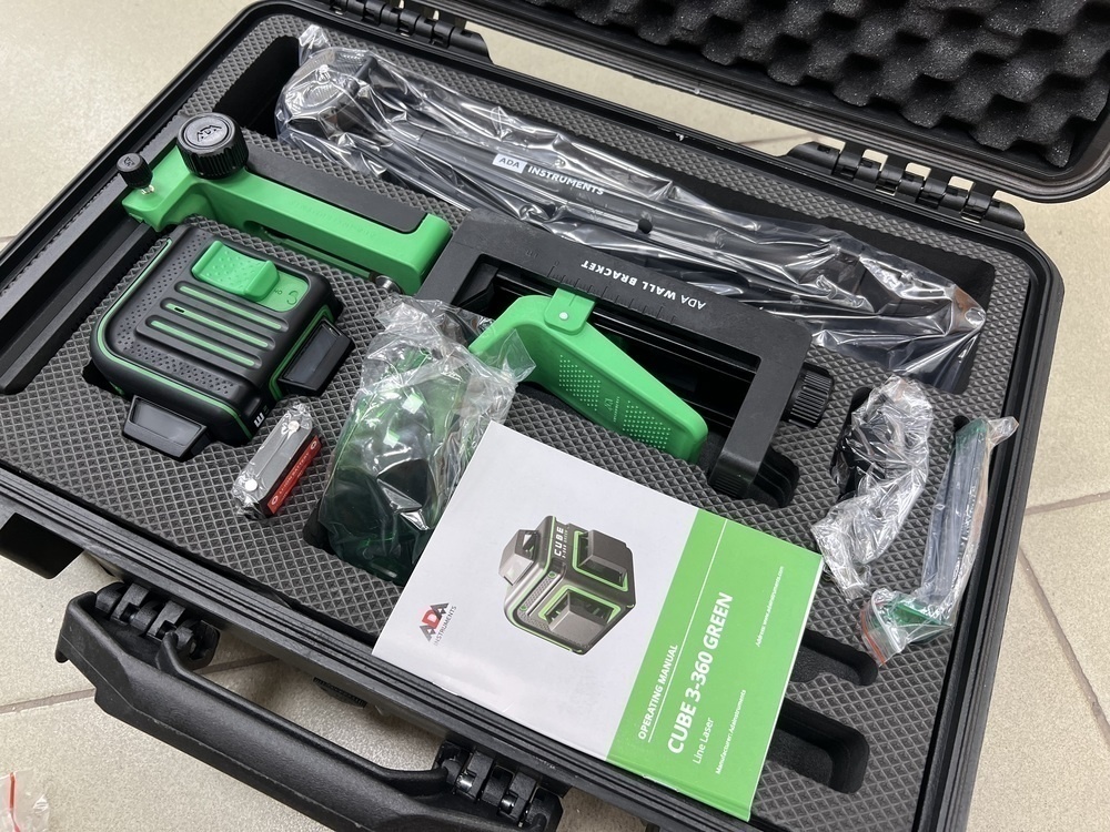 Нивелир ADA Cube 3-360 Green