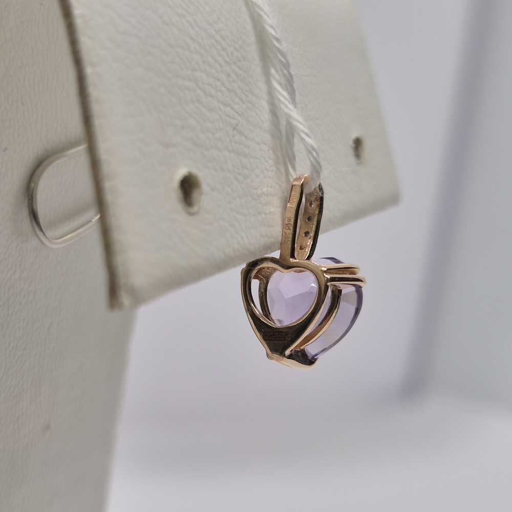 ПОДКМИ585 ПОДВЕСКА С КАМНЯМИ (Au 585)