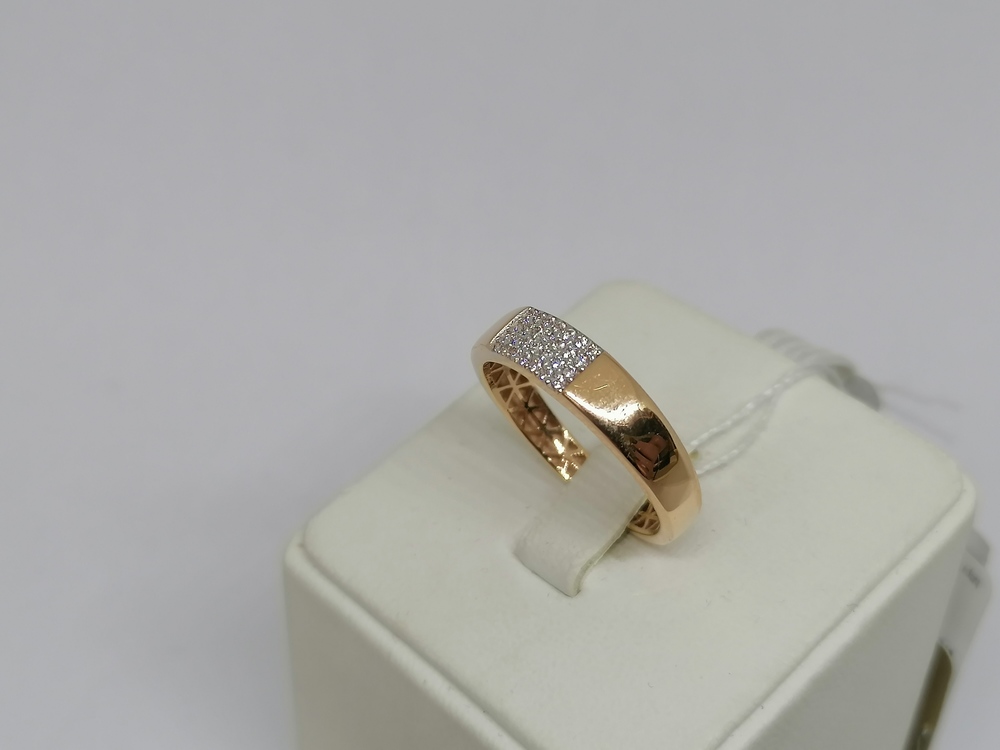 КОЛЬЦО С КАМНЯМИ (Au 585)