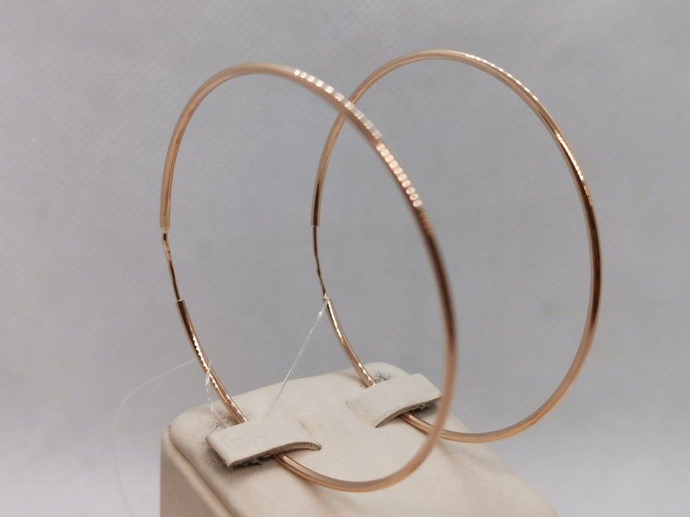 20771-50 СЕРЬГИ КОНГО без камня (Au 585)