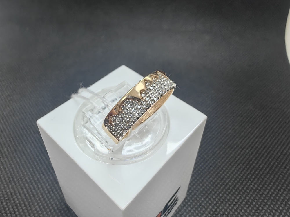 КОЛКМИ585 КОЛЬЦО С КАМНЯМИ (Au 585)