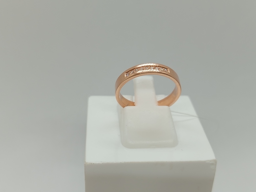 КОЛЬЦО Обручальное БРИЛЛИАНТ (Au 585)