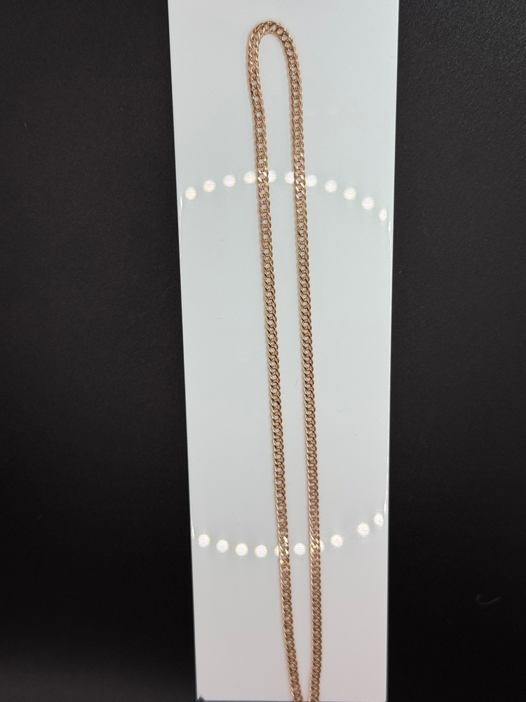 ЦЕПЬ ПУСТОТЕЛАЯ Ромб двойной (Au 585)