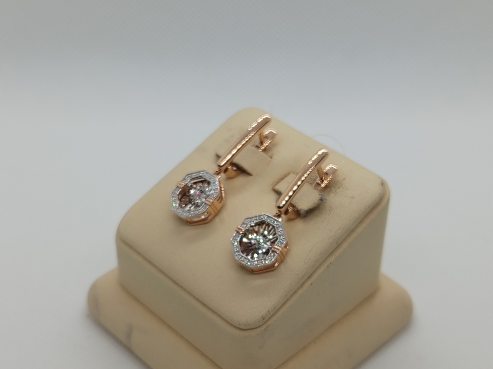 СЕРЬГИ БРИЛЛИАНТ (Au 585)