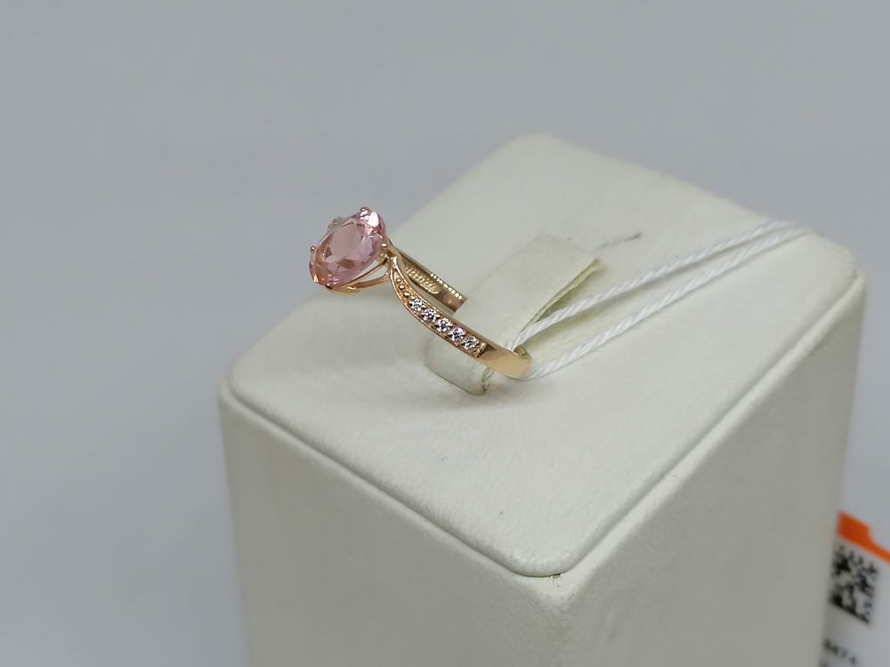 КОЛКМИ585 КОЛЬЦО С КАМНЯМИ (Au 585)