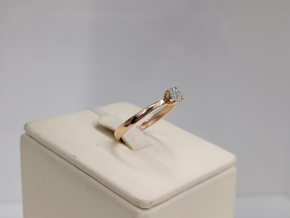 КОЛЬЦО БРИЛЛИАНТ Au 585