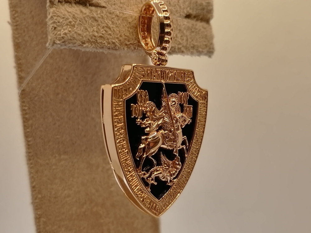 ПОДВЕСКА ИКОНА с камнем (Au 585)