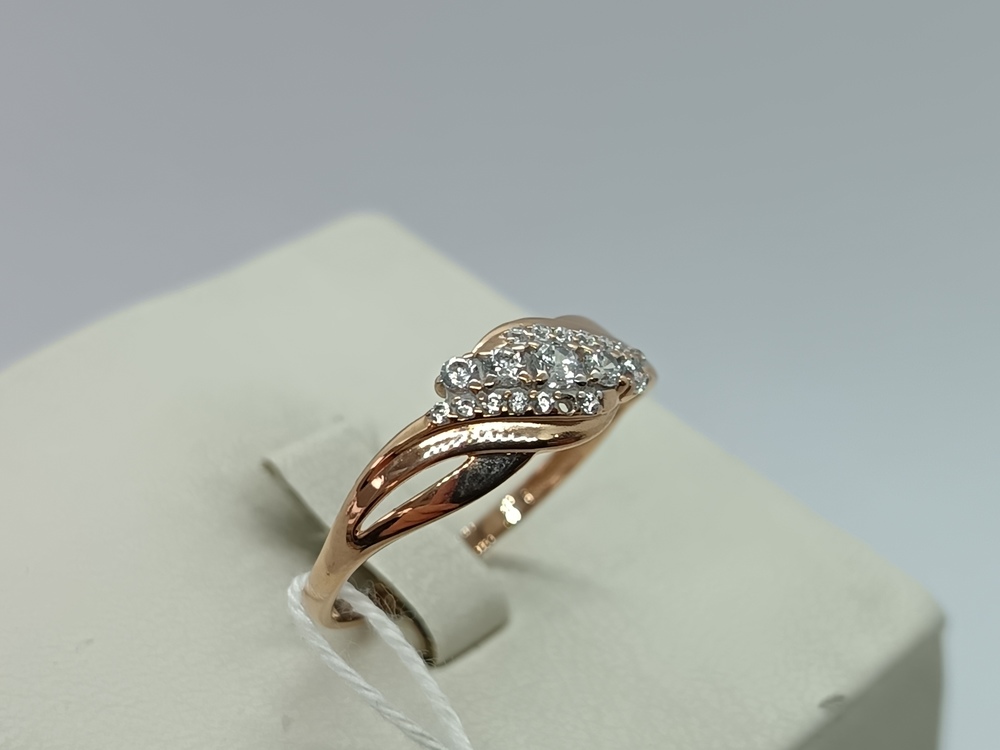 КОЛКМИ585 КОЛЬЦО С КАМНЯМИ (Au 585)