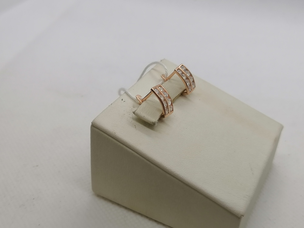 СКМИ585 СЕРЬГИ С КАМНЯМИ (Au 585)