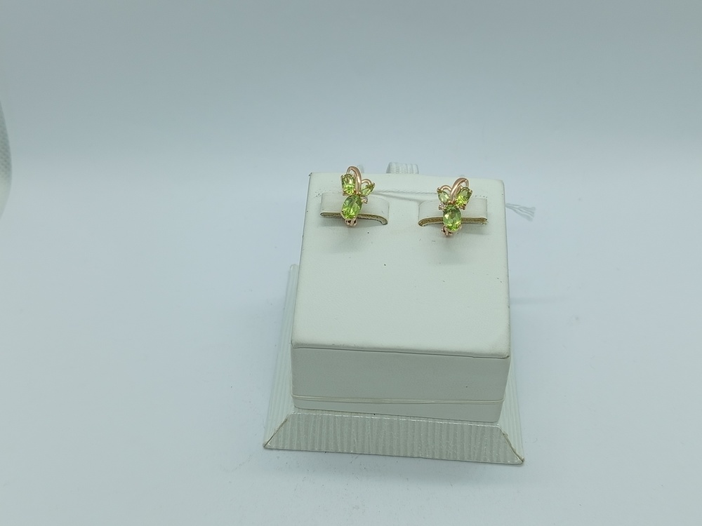 СЕРЬГИ С КАМНЯМИ (Au 585)