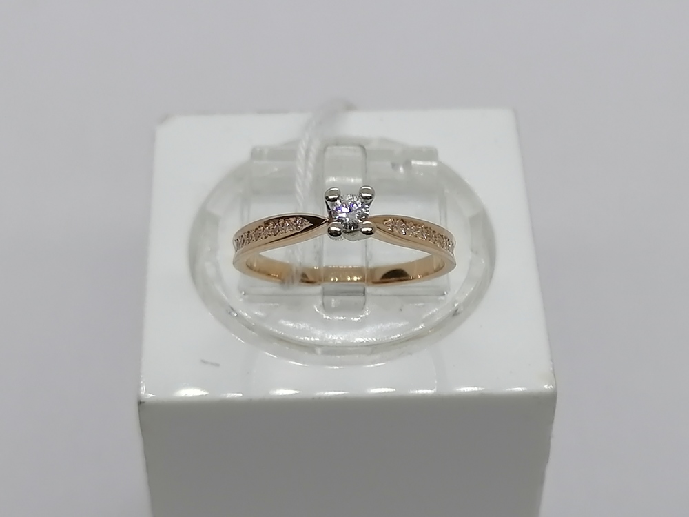 КОЛЬЦО БРИЛЛИАНТ Au 585