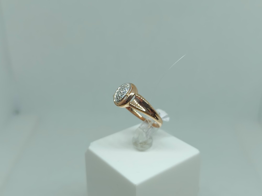 КОЛЬЦО С КАМНЯМИ (Au 585)