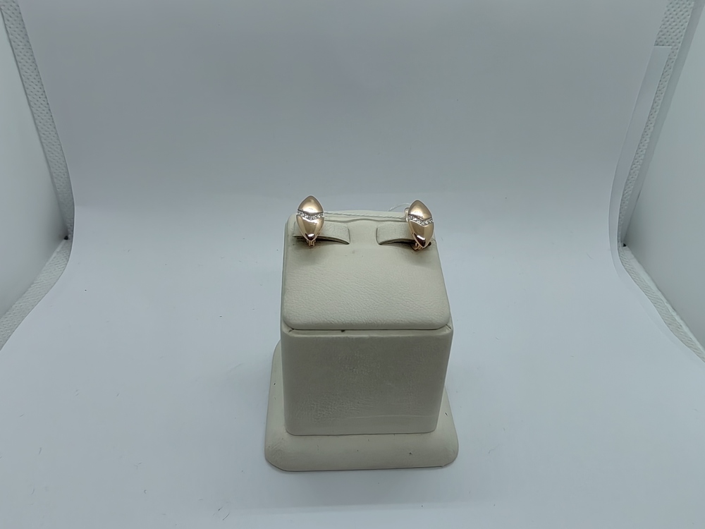 СКМИ585 СЕРЬГИ С КАМНЯМИ (Au 585)