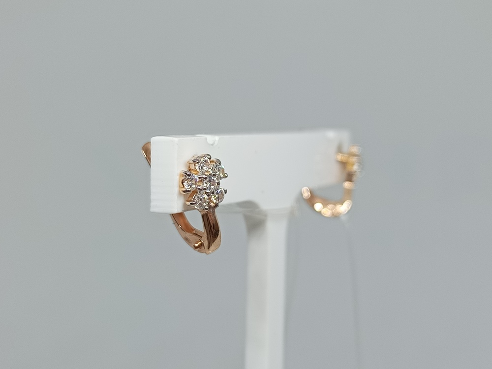 СЕРЬГИ С КАМНЯМИ (Au 585)