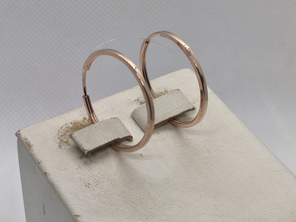 СЕРЬГИ КОНГО без камня (Au 585)